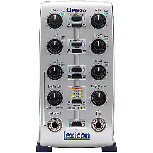 Stereo Amplifier OMEGA Desktop Recording Studio