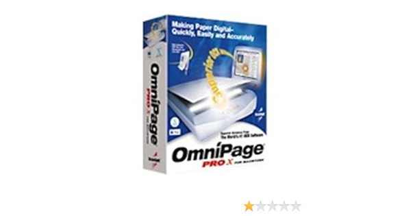 OMNIPAGE PRO X FOR MACINTOSH