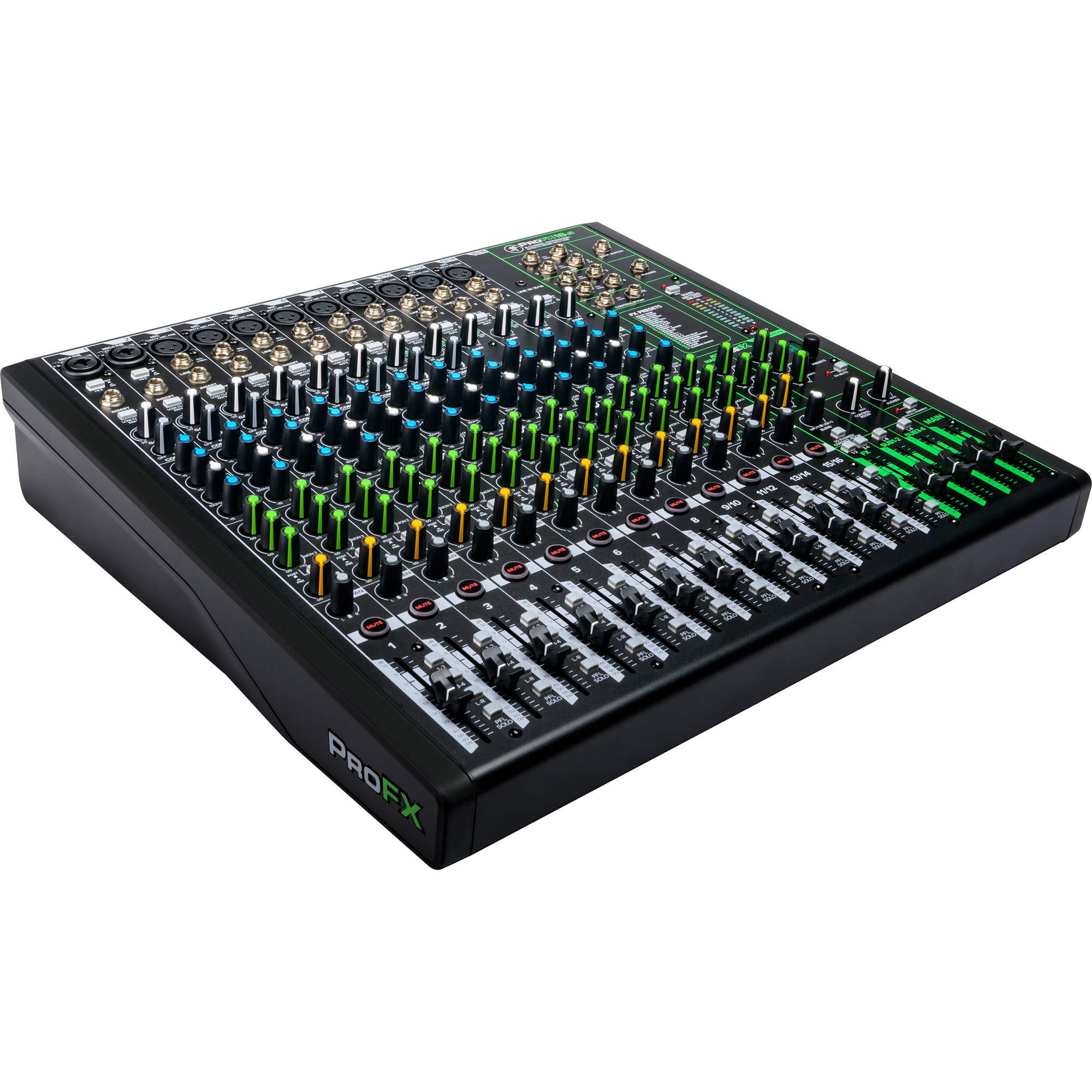 PROFESSIONAL MIC/LINE MIXERS WITH FX AND USB I/O PROFX16