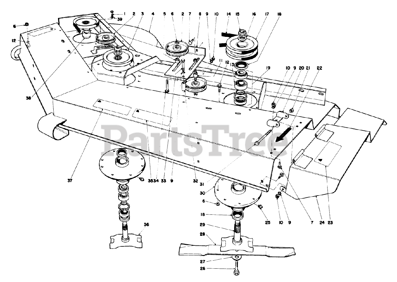 Deflecter Kit, Model 30721 Side Discharge Mower