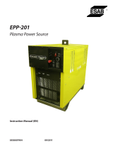 ESAB EPP-201 Plasma Power Source Manual do usuário