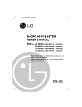 LG LX-M241D Owner's manual