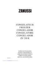 Zanussi ZV210R Manual de usuario