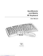 GyroRemote and Mobile RF Keyboard