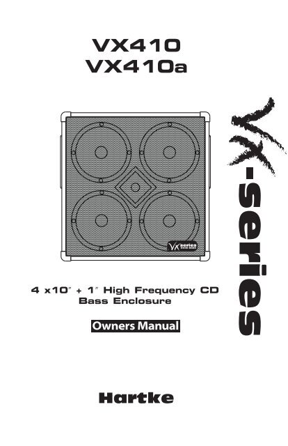Bass Enclosure VX410