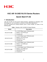 H3CAR 18-3XE/18-21X Series