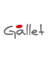 Gallet ASP 912 User manual