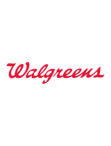 Walgreens Deluxe BD-7181W Manual de usuario