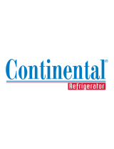 Continental RefrigeratorUndercounter Refrigerator and Freezer Pizza Preparation Table