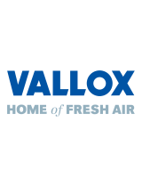 Vallox 125 MV Ventilation Unit Användarmanual