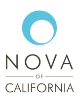 NOVA of California 201199DB Operating instructions