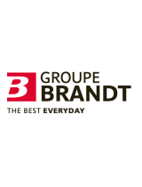 Groupe Brandt SP-2100AC Owner's manual