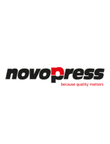 NovoPress ACO403 BT Case+2xBattery 5Ah+Charger Manuel utilisateur
