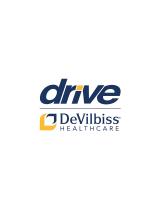 Drive DeVilbiss HealthcarePORTABLE POWER CHAIR RED