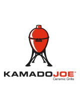 Kamado JoeKJ15041123 18 Inch Red Digital Charcoal Grill and Smoker