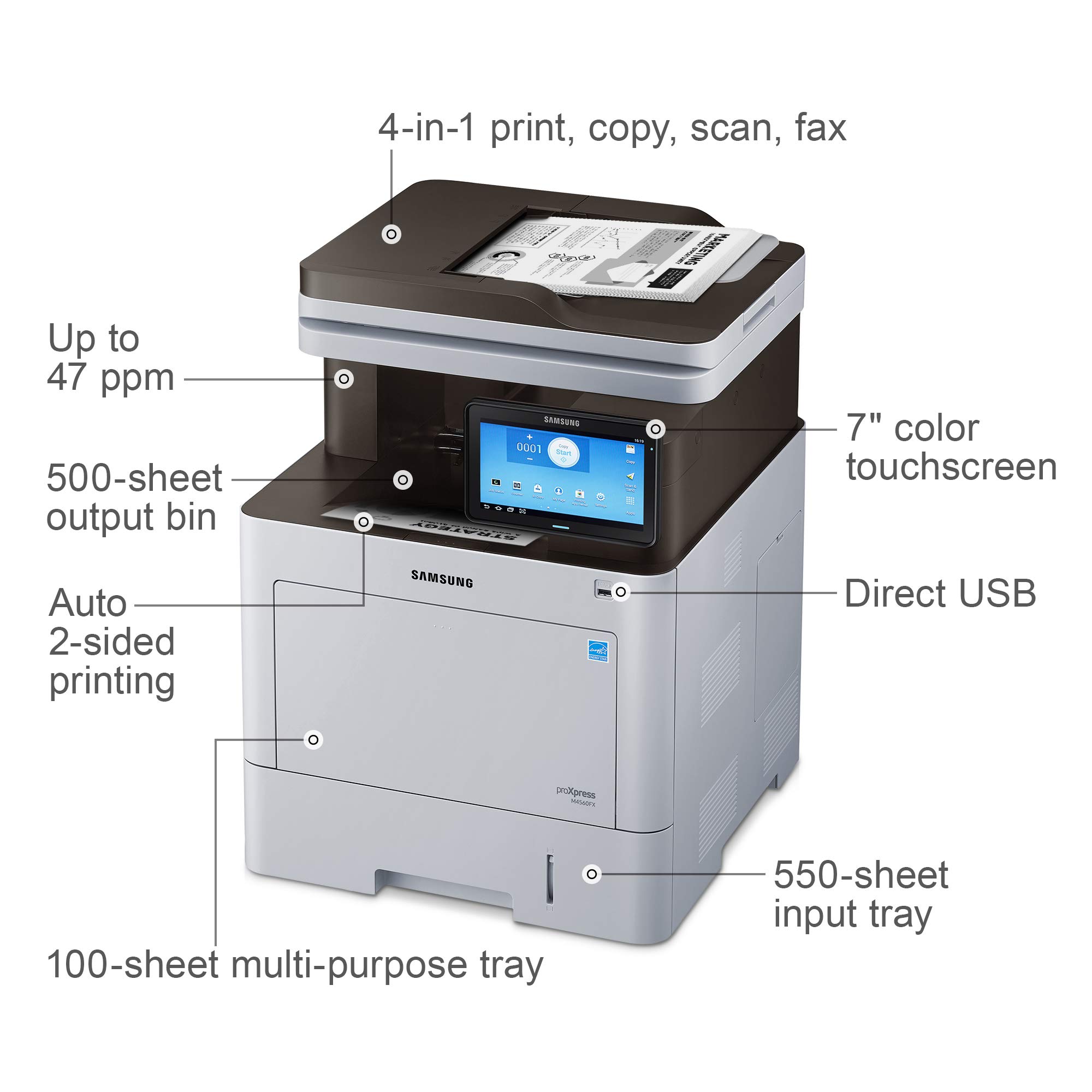 Samsung ProXpress SL-M4560 Laser Multifunction Printer series