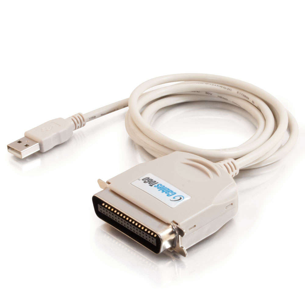 USB to C36 Parallel Printer Adapter Cable