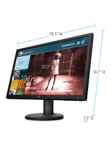 HP V21 FHD Monitor Instrukcja obsługi