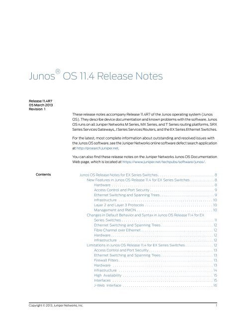 JUNOS SPACE 2.0 - RELEASE NOTES