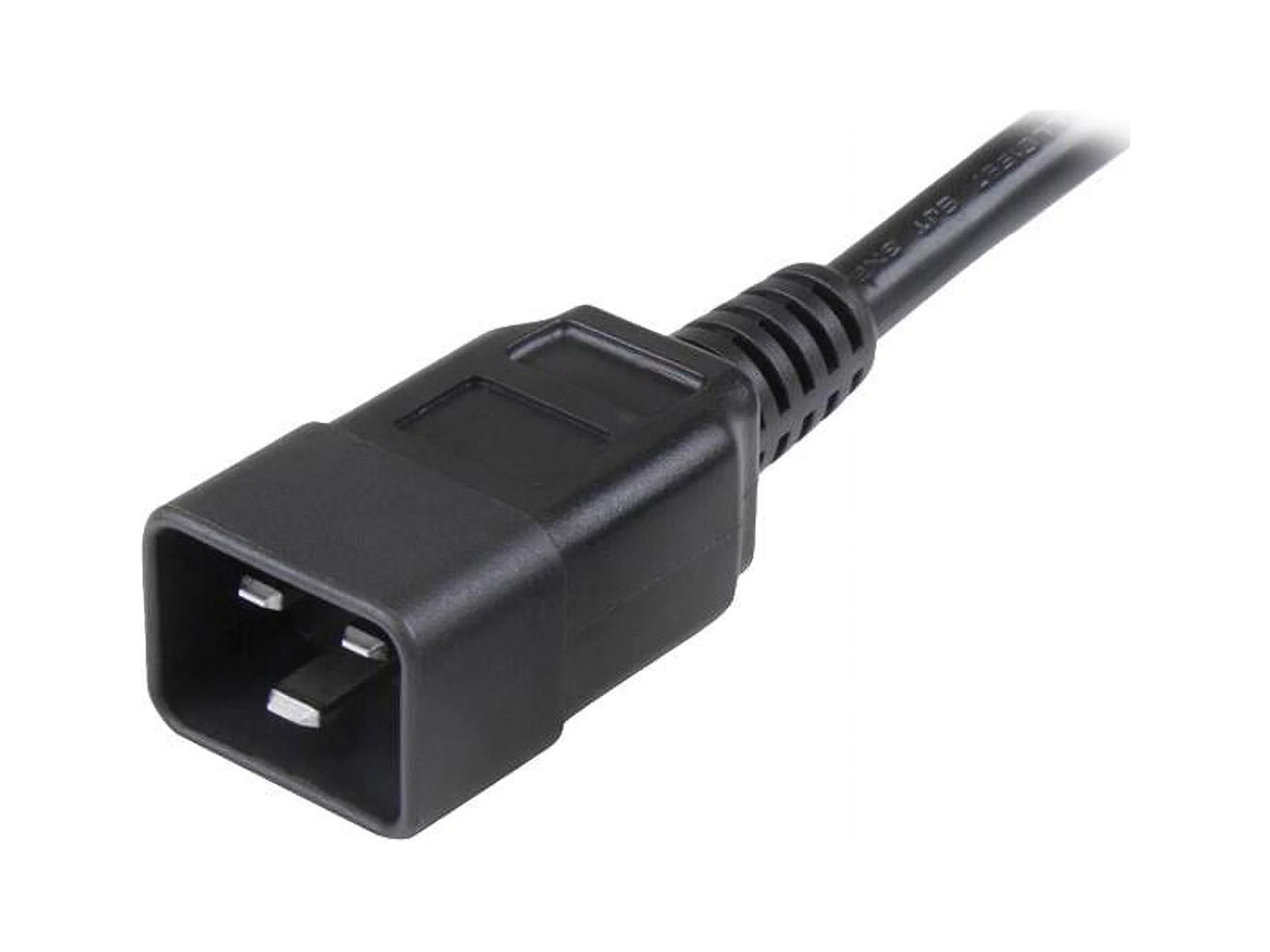 Computer power cord - C19 to C20, 14 AWG, 3 ft