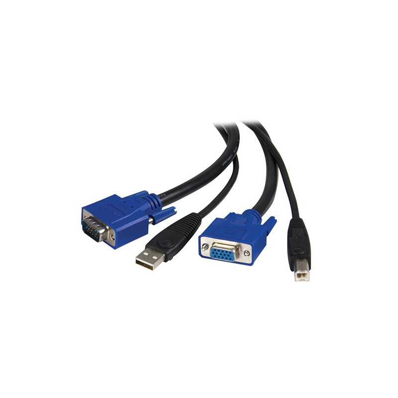 6 ft 2-in-1 USB KVM Cable