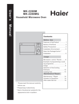Haier MI-2280MG Instructions For Use Manual