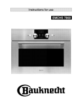 Bauknecht EMCHS 7860 IX Benutzerhandbuch