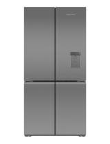 Fisher & PaykelRF730QZUVB1 90.5cm Freestanding Quad Door Refrigerator Freezer