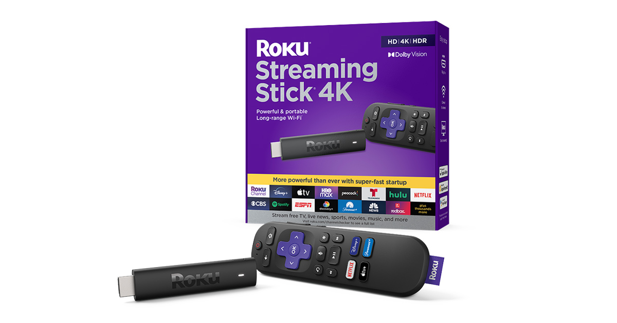 Streaming Stick+ HD / 4K / HDR Streaming Media Player
