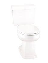 GerberAllerton 1.28 gpf 10" Rough-In Two-Piece Round Front Toilet