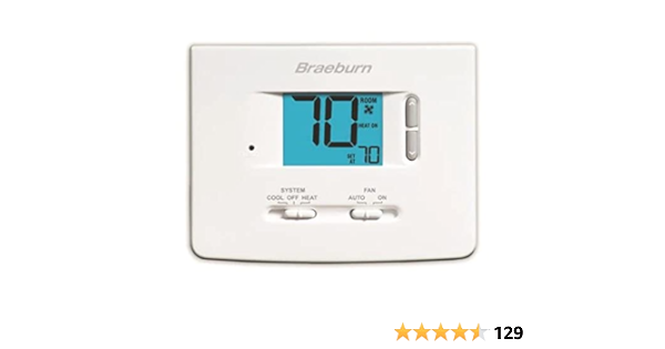 Braeburn 1020NC 1220NC Wall Thermostat