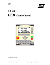 ESAB PEK A2 Руководство пользователя