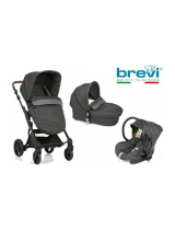 BreviPresto City with soft space-saving carrycot