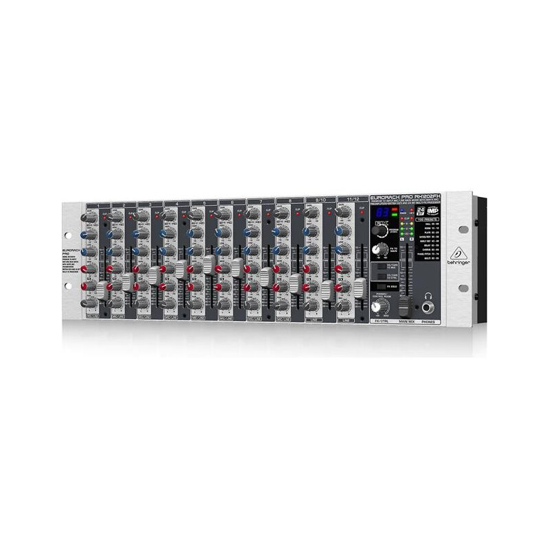 RX1202FX Premium 12-Input Mic/Line Rack Mixer